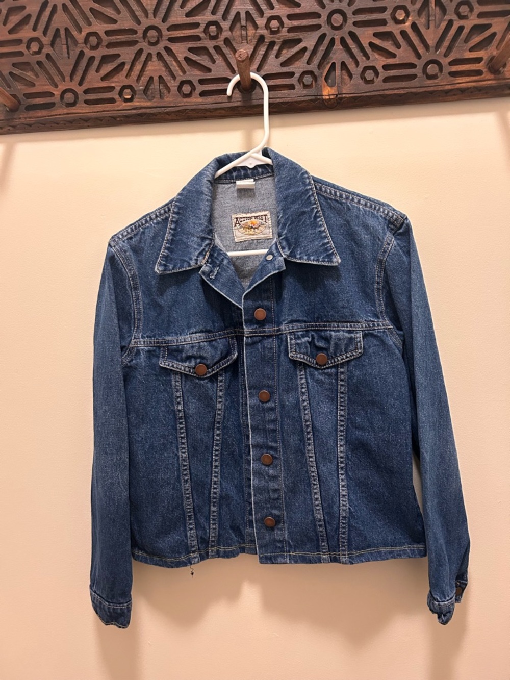 Action West Classic Denim Jacket - Medium Blue